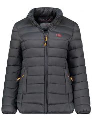 Geographical Norway Kurtka pikowana "Atikolor" w kolorze antracytowym rozmiar: S. Czarne kurtki damskie Geographical Norway, s, bez wzorów, bez kaptura. Za 169.67 zł.