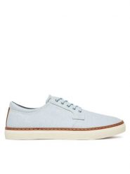 Gant Półbuty 30638802 Błękitny. Niebieskie półbuty męskie Gant, z materiału, bez zapięcia. Za 259.99 zł.