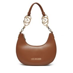 Torebka LOVE MOSCHINO. Brązowe torebki klasyczne damskie Love Moschino, bez wzorów, bez dodatków. Za 499.99 zł.