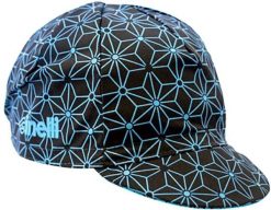 Czapka rowerowa Cinelli Blue Ice. Brązowe czapki męskie CINELLI, na jesień, bez wzorów, z bawełny. Za 125.90 zł.