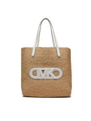 MICHAEL Michael Kors Torebka 30S4SZAT4O Beżowy. Brązowe torebki klasyczne damskie MICHAEL Michael Kors, bez wzorów, z tworzywa sztucznego, bez dodatków. Za 899.99 zł.