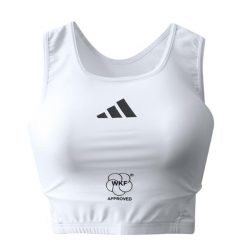 Biustonosz dla kobiet adidas WKF. Białe biustonosze Adidas, bez wzorów. Za 266.00 zł.