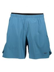 Reebok Szorty sportowe "Strength 3.0" w kolorze błękitnym rozmiar: L. Niebieskie szorty męskie Reebok, l, z materiału. Za 92.21 zł.