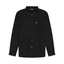 Koszula Lyle & Scott Plain Oxford. Czarne koszule męskie LYLE AND SCOTT, m, bez wzorów, z bawełny, bez kołnierzyka, bez ramiączek. Za 319.40 zł.