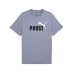 Męska koszulka Essentials z dwukolorowym logo No. 1 PUMA. Szare t-shirty sportowe męskie Puma, m, z gumy, bez ramiączek, do biegania. Za 99.00 zł.