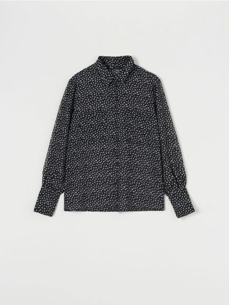 Koszula z kieszeniami - wielobarwny. Koszule damskie Sinsay, l, bez wzorów, casualowe, bez kołnierzyka, bez ramiączek. W wyprzedaży za 19.99 zł.