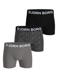 Bjorn_borg ORGANIC COTTON STRETCH BOXER 3p z bawełny z recyklingu – MULTIPACK 6. Bokserki męskie Björn Borg, bez wzorów, z bawełny. Za 312.50 zł.