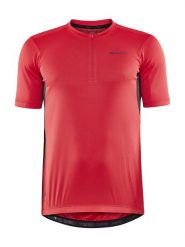 Craft CORE Offroad Ss Jersey M – Lekka, elastyczna koszulka rowerowa – Reddish. Czerwone t-shirty sportowe męskie Craft, l, z elastanu, bez ramiączek. Za 168.00 zł.