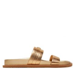 Klapki MICHAEL Michael Kors. Żółte klapki damskie MICHAEL Michael Kors, bez wzorów, bez obcasa. Za 419.99 zł.