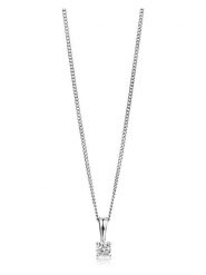 Revoni Złoty naszyjnik z diamentową zawieszką - dł. 45 cm rozmiar: onesize. Szare naszyjniki damskie Revoni, złote. Za 1,087.99 zł.