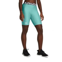 Spodenki damskie Under Armour HG Authentics 8in. Niebieskie spodenki sportowe damskie Under Armour, bez wzorów, sportowe. Za 83.99 zł.