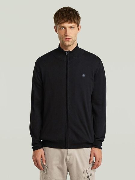 G-Star Kardigan w kolorze czarnym rozmiar: M. Czarne kardigany męskie G-Star, m, bez wzorów, z bawełny, retro, bez kołnierzyka. Za 239.86 zł.