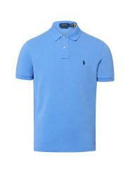 Polo Ralph Lauren koszulka polo - Custom Slim Fit Mężczyźni Bawełna niebieski, XXL. Niebieskie koszulki polo męskie Polo Ralph Lauren, na lato, m, bez wzorów, z bawełny, bez ramiączek. Za 429.95 zł.