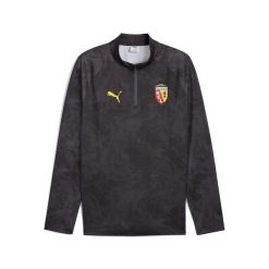 Męska bluza przedmeczowa z zamkiem 1/4 RC Lens PUMA Galactic Gray Pelé Yellow. Szare bluzy bez kaptura męskie Puma, m, ze lnu. Za 349.00 zł.