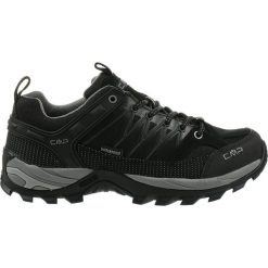 Buty trekkingowe męskie CMP Rigel Low Wp. Czarne buty trekkingowe męskie CMP, bez zapięcia, trekkingowe. W wyprzedaży za 359.99 zł.