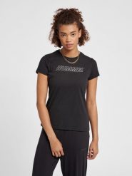 Damska bawełniana koszulka Hummel TE Cali. Czarne topy sportowe damskie HUMMEL, xs, bez wzorów, z bawełny, bez ramiączek. Za 111.00 zł.