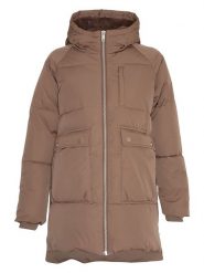 MOSS COPENHAGEN Kurtka pikowana "Pavinaria" w kolorze jasnobrązowym rozmiar: L/XL. Brązowe kurtki damskie MOSS COPENHAGEN, l, bez wzorów, bez kaptura. Za 223.99 zł.