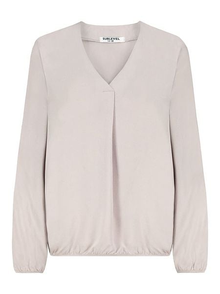 Sublevel Bluzka "Emma" w kolorze jasnoróżowym rozmiar: S. Różowe bluzki damskie Sublevel, s, bez wzorów, z wiskozy, klasyczne, bez kołnierzyka, bez ramiączek. Za 82.83 zł.