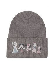 Disney 100 Czapka ACCCS-AW23-206D100 Srebrny. Szare czapki dziecięce Disney 100, na zimę, bez wzorów, z materiału. Za 39.99 zł.