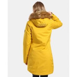 Płaszcz damski Kilpi Peru. Żółte płaszcze damskie Kilpi, l, bez wzorów. Za 680.25 zł.