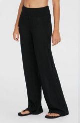 Spodnie damskie O'Neill Johnny Smocked Waist. Czarne spodnie materiałowe damskie O'neill, bez wzorów, z materiału. Za 299.00 zł.