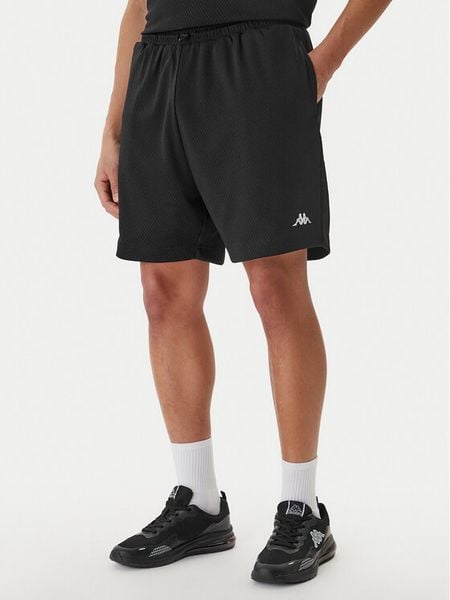 Kappa Szorty sportowe Authentic Sumit 342286W Czarny Regular Fit. Czarne szorty męskie Kappa, m, z syntetyku. Za 105.99 zł.