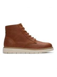 TOMS Skórzane botki "Navi Trvl Lite Ranger" w kolorze jasnobrązowym rozmiar: 44. Brązowe buty zimowe męskie Toms, bez zapięcia. Za 434.95 zł.