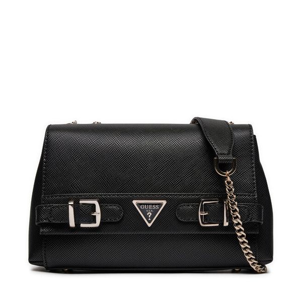 Torebka Guess. Czarne torebki klasyczne damskie Guess, z aplikacjami, bez dodatków. Za 519.99 zł.