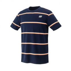Koszulka sportowa męska Yonex CTM166203118. Niebieskie t-shirty sportowe męskie YONEX, l, z bawełny, bez ramiączek, trekkingowe. Za 355.00 zł.