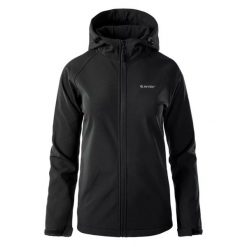 Kurtka damska Softshell Hi-Tec Lady Neti - czarna, Rozmiar XXL. Czarne kurtki damskie Hi-tec, l, bez wzorów, z dzianiny. Za 149.99 zł.
