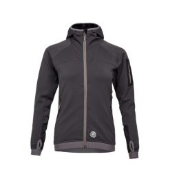 Bluza polarowa trekkingowa damska Milo Heyoo Lady. Szare bluzy z kapturem damskie Milo, s, z polaru. Za 358.00 zł.