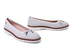 MACIEJKA P6509-11/00-1 biały, baleriny damskie. Białe baleriny damskie Maciejka, bez wzorów, bez obcasa. Za 269.90 zł.