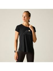 Dare 2b Koszulka sportowa "Serenity" w kolorze czarnym rozmiar: 36. Czarne bluzki sportowe damskie Dare 2b, s, bez wzorów, z materiału, bez ramiączek. Za 44.95 zł.