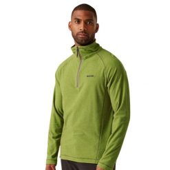 Bluza turystyczna męska Regatta Montes. Zielone bluzy bez kaptura męskie Regatta, m, z polaru. Za 86.24 zł.