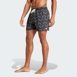 Szorty Wave Logo CLX Swim. Białe szorty męskie Adidas, bez wzorów, z materiału. Za 142.00 zł.