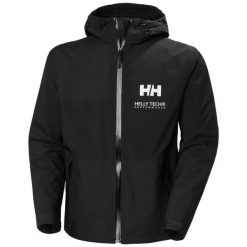 Kurtka wodoodporna Helly Hansen Ace Graphic. Czarne kurtki męskie Helly Hansen, m, bez wzorów, bez kaptura. Za 724.50 zł.