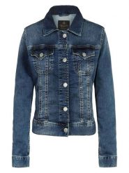 Herrlicher Kurtka dżinsowa "Joplin" w kolorze granatowym rozmiar: XL. Niebieskie kurtki damskie Herrlicher, xl, bez wzorów, z bawełny, bez kaptura. Za 217.99 zł.