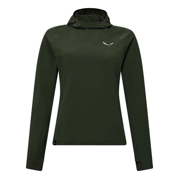 Damska bluza dresowa Salewa Puez Sun. Brązowe bluzy z kapturem damskie Salewa, na lato, l, z dresówki. Za 381.70 zł.