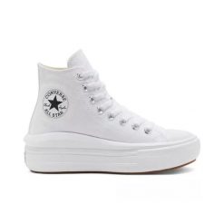 Trampki Converse Chuck Taylor All Star Move Hi, Dla obu płci. Białe trampki i tenisówki damskie Converse, bez wzorów. Za 490.00 zł.