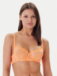 Guess Biustonosz z fiszbiną O5GC15 KCQC0 Pomarańczowy. Brązowe biustonosze Guess, z aplikacjami, z syntetyku. Za 169.99 zł.