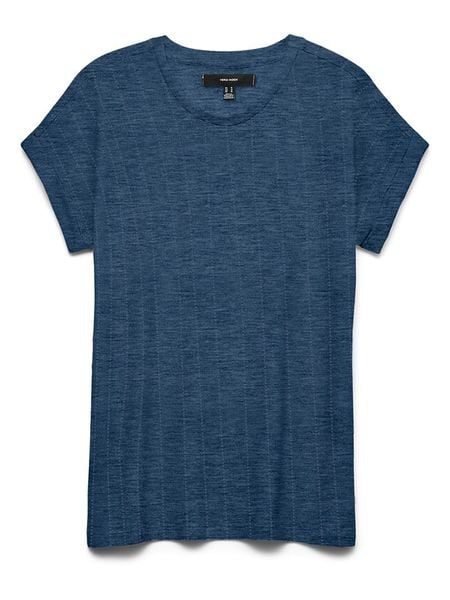 Vero Moda Sweter w kolorze niebieskim rozmiar: XL. Niebieskie swetry klasyczne damskie Vero Moda, xl, bez kołnierzyka. Za 48.05 zł.