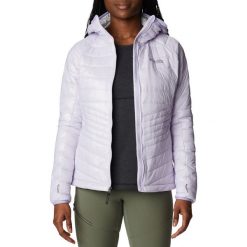Kurtka puchowa damska Columbia Platinum Peak Hooded. Brązowe kurtki damskie Columbia, s, bez wzorów, z puchu, bez kaptura. Za 339.99 zł.