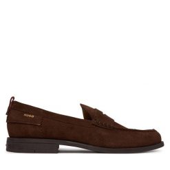 Mokasyny HUGO. Brązowe mokasyny męskie Hugo. Za 869.99 zł.