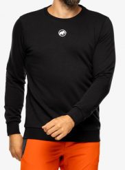 Bluza męska Mammut Core ML Crew Neck Original. Czarne bluzy z kapturem męskie Mammut, m, z bawełny. Za 376.40 zł.