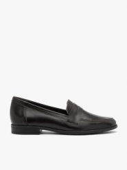 Ciemnobrązowe eleganckie mokasyny. Brązowe mokasyny damskie Ryłko, ze skóry. Za 379.99 zł.