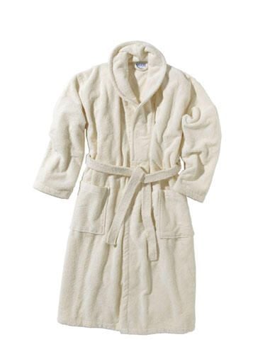 Szlafrok Beco z kołnierzem 2XL kremowy. Brązowe szlafroki damskie Beco, m, bez wzorów, z bawełny. Za 374.99 zł.