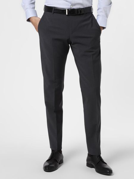 Finshley & Harding spodnie od garnituru modułowego Mężczyźni Modern Fit szary, 48. Szare spodnie materiałowe męskie Finshley & Harding, z materiału. Za 499.95 zł.