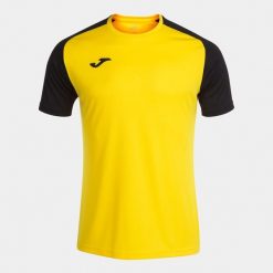 Koszulka do piłki nożnej męska Joma Academy IV. Czarne t-shirty sportowe męskie Joma, m, z poliesteru, bez ramiączek, do piłki nożnej. Za 137.99 zł.