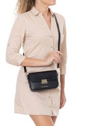 Lia Biassoni Skórzana torebka "Ruga" w kolorze czarnym - 21 x 14 x 5 cm rozmiar: onesize. Czarne torebki klasyczne damskie Lia Biassoni, bez wzorów, z materiału, bez dodatków. Za 217.99 zł.