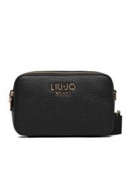 Liu Jo Torebka AF6100 ES039 Czarny. Czarne listonoszki damskie Liu Jo, bez wzorów, ze skóry, bez dodatków. Za 429.99 zł.